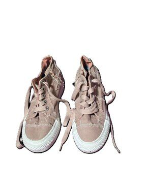 Blowfish Malibu Wedge Sneakers Taupe Women's Size 6